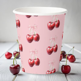Vasos De Papel Cherry Baby Shower Baby Shower