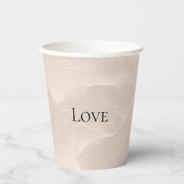 Vasos De Papel Chic Perla Glam Marfil rubor Boda  