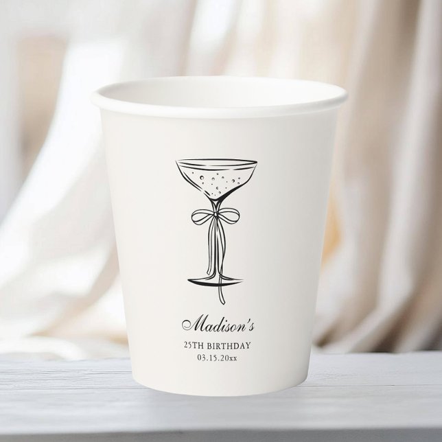 Vasos De Papel Chic Sand Champagne Party  (Subido por el creador)
