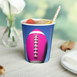 Vasos De Papel Chica adolescente gol partido de cumpleaños partid