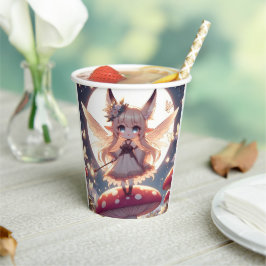 Vasos De Papel Chica anime Pixie Hippie Moon Fairy