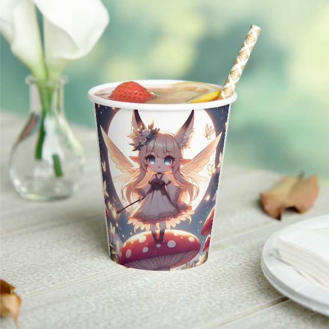 Vasos De Papel Chica anime Pixie Hippie Moon Fairy (in situ)