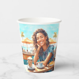 Vasos De Papel Chica con pausa para café