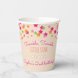 Vasos De Papel Chica Cumpleaños Twinkle Twinkle Little Star