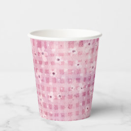 Vasos De Papel Chica de calabaza rosada Baby Shower