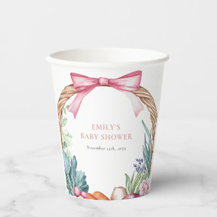 Vasos De Papel Chica de mercado de agricultores locales Baby Show