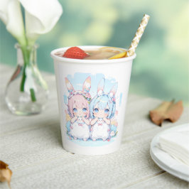 Vasos De Papel Chicas conejitas