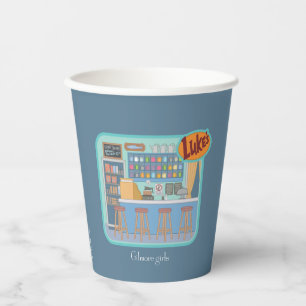 Vasos De Papel Chicas Gilmore Gráfico de Luke's Diner