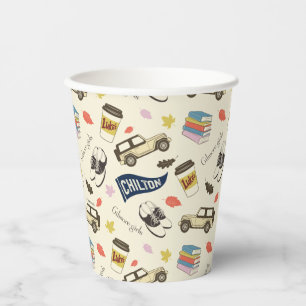 Vasos De Papel Chicas Gilmore Patrón de Otoño de Chilton