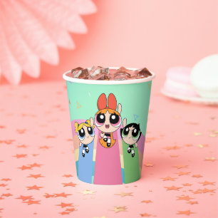 Vasos De Papel Chicas poderosos vuelan alto