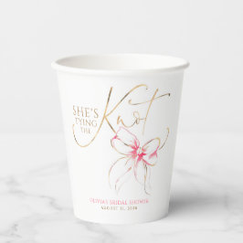 Vasos De Papel Chorro Rosa Ella se Casa Despedida de Soltera