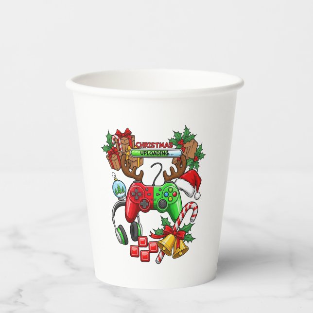 Vasos De Papel Christmas (Anverso)