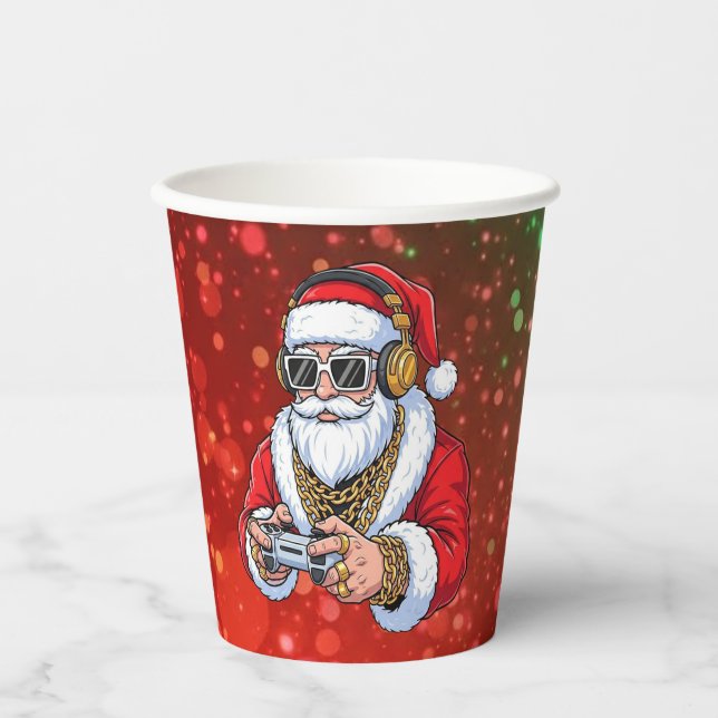 Vasos De Papel Christmas (Anverso)