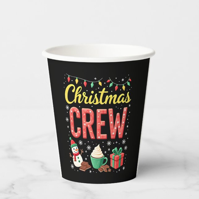 Vasos De Papel Christmas Crew (1) (Anverso)