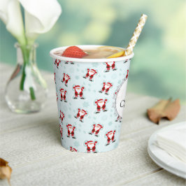 Vasos De Papel Christmas Elements Santa Claus Paper cup