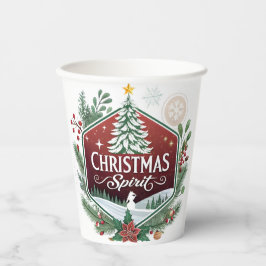 Vasos De Papel Christmas Spirit – A Festive Emblem of Joy
