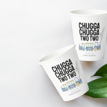 Chugga Chugga dos | 2.º cumpleaños | Cubos de pape