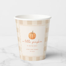 Chupinada de bebé otoñal minimalista de Gingham "P