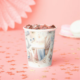Vasos De Papel Chupito para Baby Shower Pastel