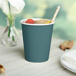 Vasos De Papel Cian
