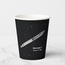 Vasos De Papel Cielo estelar satelital Explorer 1