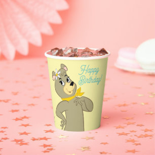 Vasos De Papel Cindy Bear Playful Pose