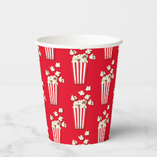 Vasos De Papel Cine de cine Popcorn Birday Party