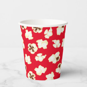 Vasos De Papel Cine de la fiesta de cumpleaños de Popcorn
