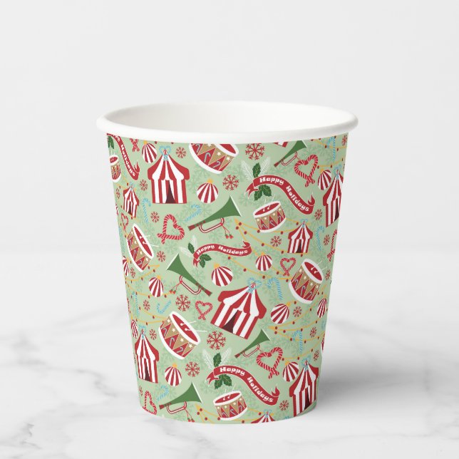 Vasos De Papel Circo de navidades (Anverso)