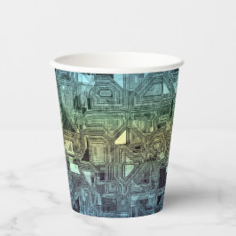 Vasos De Papel circuitos de caramelo - lima de limón: