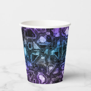 Vasos De Papel circuitos de piedras preciosas - sombra astro :