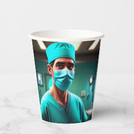Vasos De Papel Cirujano serio