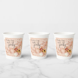 Vasos De Papel Cita boho de otoño