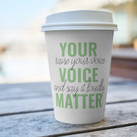 Cita de motivación positiva de verde para tu voz