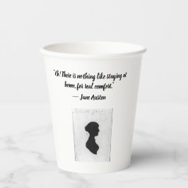 Vasos De Papel Cita de Mug con Jane Austen