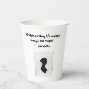 Vasos De Papel Cita de Mug con Jane Austen