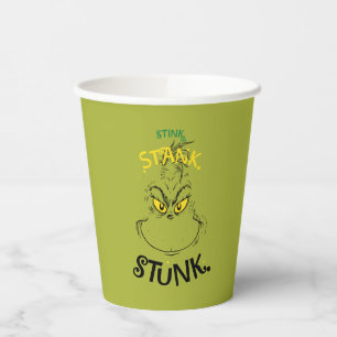 Vasos De Papel Cita de Stink Stank Stunk Mister Grinch