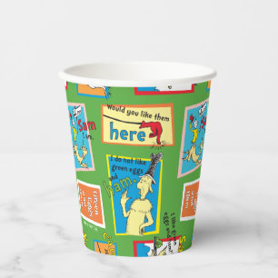 Vasos De Papel Citas de la historia de Huevos Verdes y Jamón de D