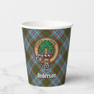 Vasos De Papel Clan Anderson Escudo Cups de papel