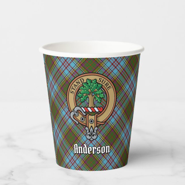 Vasos De Papel Clan Anderson Escudo Cups de papel (Anverso)