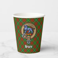 Clan Bruce Escudo sobre la caza de tartán
