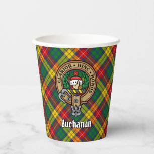 Vasos De Papel Clan Buchanan Escudo Cups de papel