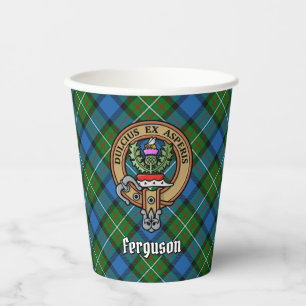 Vasos De Papel Clan Ferguson Escudo sobre las tazas de papel de T