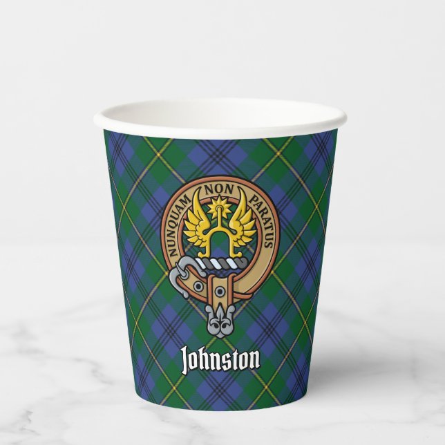 Vasos De Papel Clan Johnston Escudo Cups de papel (Anverso)
