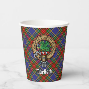 Vasos De Papel Clan MacBeth Escudo Cups de papel