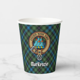 Vasos De Papel Clan MacKenzie Escudo sobre tazas de papel de Tart