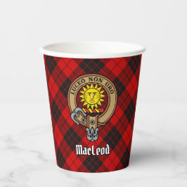 Vasos De Papel Clan MacLeod de Raasay Escudo