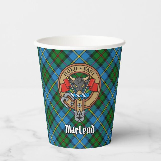 Vasos De Papel Clan MacLeod Escudo Cups de papel (Anverso)