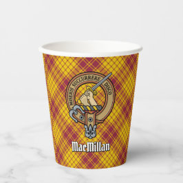 Vasos De Papel Clan MacMillan Escudo por Vestir Tartán
