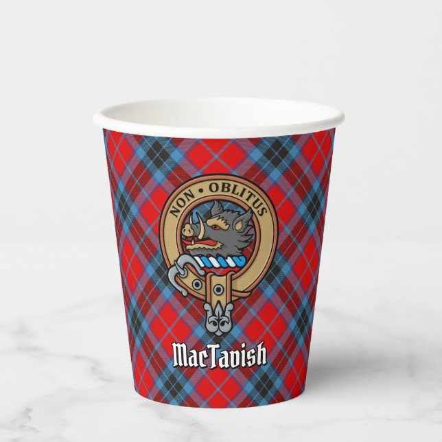 Vasos De Papel Clan MacTavish Escudo Cups de papel (Anverso)
